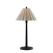Adesso Scallop Table Lamp Black Wood (4143-01)