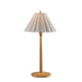 Adesso Scallop Table Lamp Natural Wood (4143-12)
