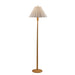 Adesso Scallop Floor Lamp Natural Wood (4146-12)