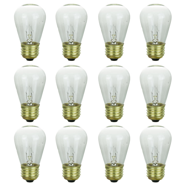 Sunlite Incandescent S14 Bulb 11W E26 Base Clear (41481-SU)