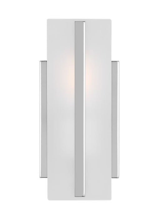 Generation Lighting Dex One Light Wall/Bath Sconce Chrome Black/White Cord (4154301-05)