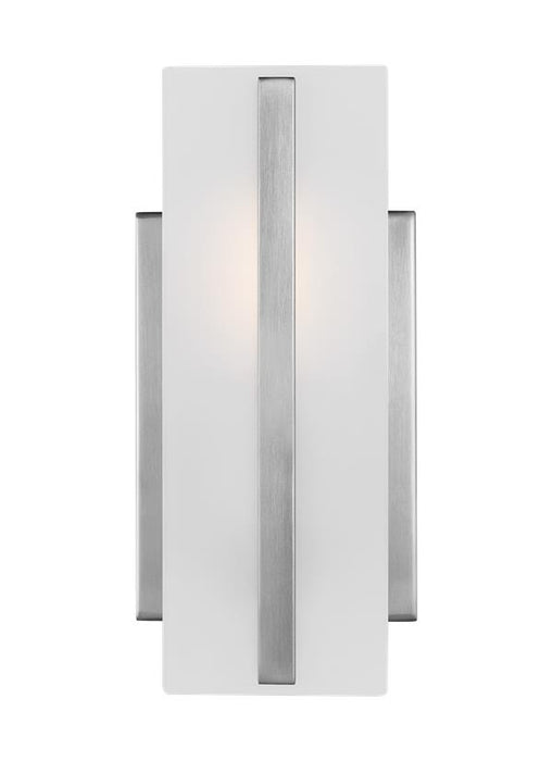 Generation Lighting Dex One Light Wall/Bath Sconce Brushed Nickel Black/White Cord (4154301-962)