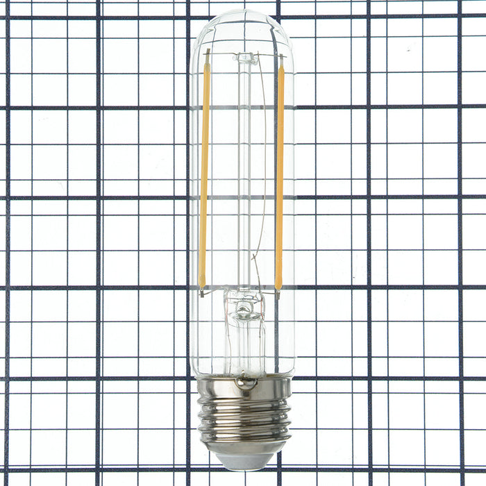 Sunlite T10/LED/FS/2W/940/6PK 2W LED Filament Style T10 Bulb 4000K Cool White 160Lm 120V 90 CRI Dimmable E26 Base 6-Pack (41792-SU)