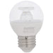 Sunlite G16/LED/5W/CL/30K/6PK 5W LED G16 Globe Light Bulb Medium E26 Base 3000K Clear 120V Dimmable 6 Pack (41892-SU)