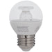 Sunlite G16/LED/5W/CL/40K/6PK 5W LED G16 Globe Light Bulb Medium E26 Base 4000K Clear 120V Dimmable 6 Pack (41893-SU)