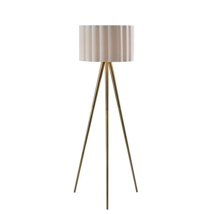 Adesso Caldwell Floor Lamp Antique Brass (4227-21)