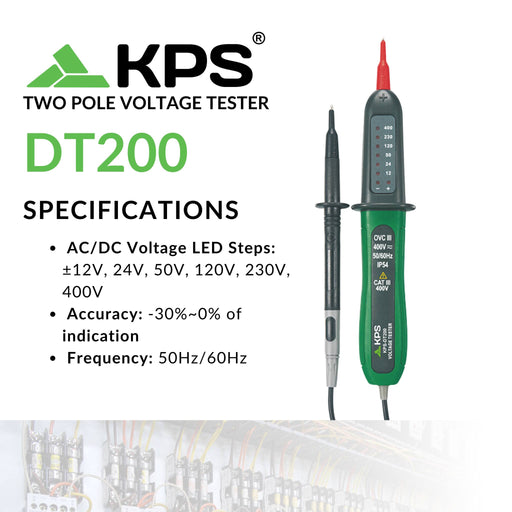 KPS KPSDT200CBINT Two-Pole Voltage Tester (KPS-DT200)