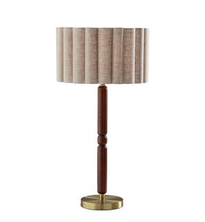 Adesso Laine Table Lamp Walnut (4343-15)