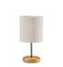 Adesso Brielle Tall Table Lamp Black (4348-01)
