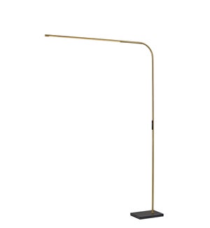 Adesso Cullen LED ARC Lamp With Smart Switch Antique Brass (4354-21)