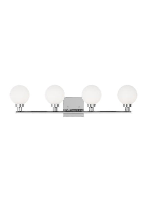 Generation Lighting Clybourn Four Light Wall/Bath Chrome Black/White Cord (4461604-05)