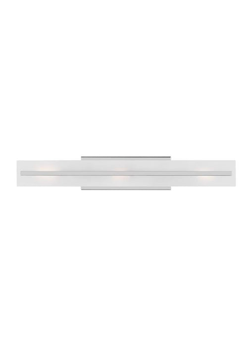 Generation Lighting Dex Large Three Light Wall/Bath Chrome Black/White Cord (4654303-05)
