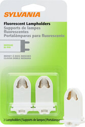 Sylvania FLHMBP Medium Bi-Pin Fluorescent Lampholder (48173)