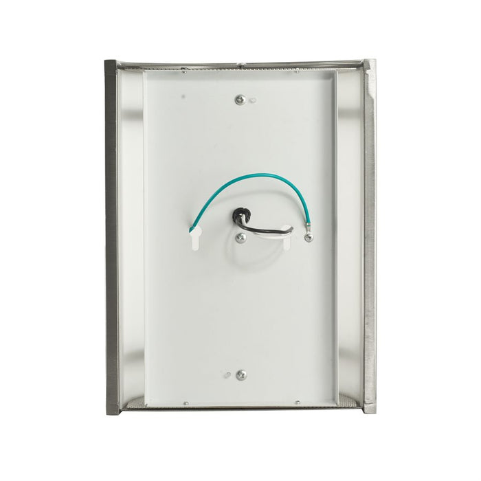 Sunlite LFX/HC/MW/3SCT/BN LED Half Cylinder Wall Sconce 120V Dimmable Selectable 12W/15W/23W 3000K/4000K/5000K Energy Star Brushed Nickel (49200-SU)