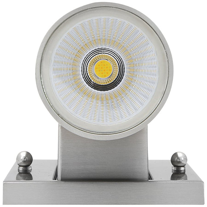 Sunlite LFX/DOD/T/6/12W/3SCT LED 6 Inch 12W Outdoor Tubular Wall Sconce Dimmable 120V 1000Lm CCT Selectable 3000K/4000K/5000K (49204-SU)