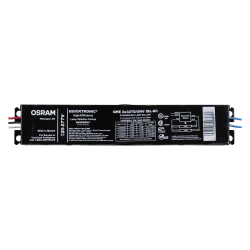 Sylvania QHE 2X32T8/UNV ISL-SC 2-Lamp 32W T8 High Efficiency Instant Start Electronic Ballast Universal Voltage Low Ballast Factor (49863)