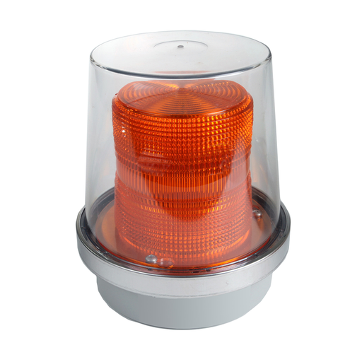 Edwards Signaling 49 Series Adaptabeacon Flashing Light With Protective Polycarbonate Dome (49A-N5-40WH)