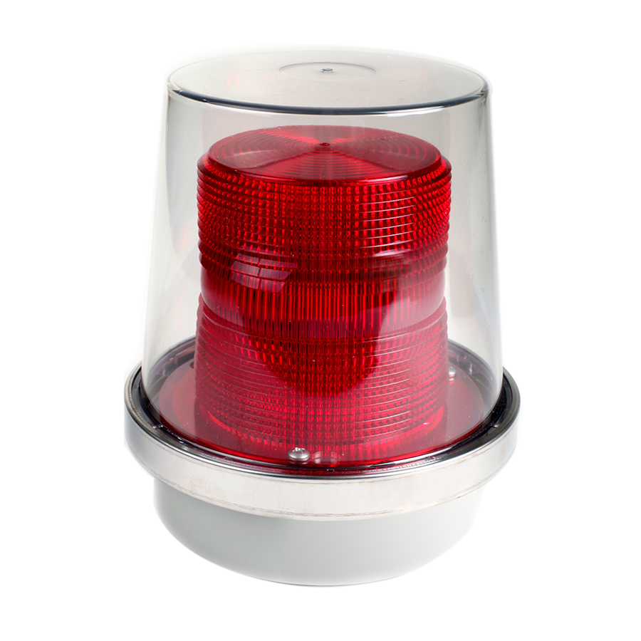 Edwards Signaling 49R-N5-40WH 49 Series Adaptabeacon Flashing Light ...