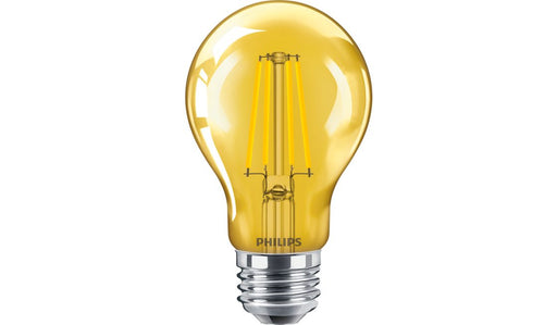 Philips 4A19/PER/YELLOW/G/E26/ND 4/1PF 568857 4W LED A19 Party Bulb Yellow 120V E26 Base Non-Dimmable (929001937253)