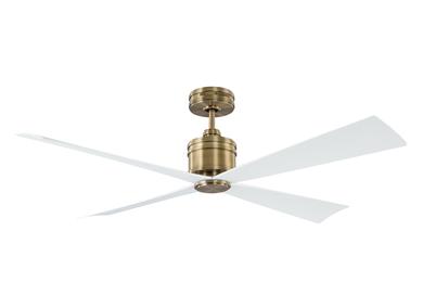 Generation Lighting Launceton 56 Inch Ceiling Fan Hand Rubbed Antique Brass Finish (4LNCR56HAB)