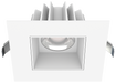 Lotus LED Lights 4 Inch Square Recessed White Trim LED 15W CCT Selectable 2700K/3000K/3500K/4000K/5000K Smooth White Reflector 36 Degree Air Tight 90 CRI (JXL-COB04-S15W-5CCT-WH-4SR-SM-WH)