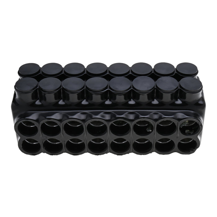 NSI 750Mcm-1/0 AWG Stacked Polaris Insulated Multi-Tap Connector 16-Port [Double Sided Entry] (IPLDS750-16)