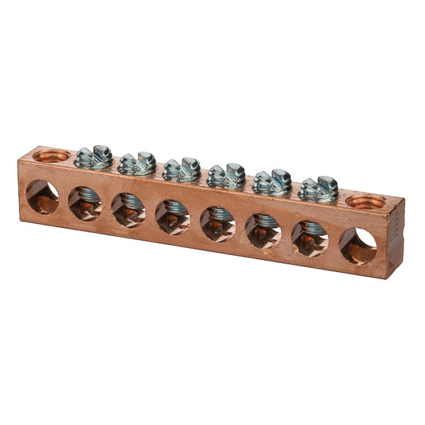 NSI Copper Multiple Connector 4-14 AWG 9 Holes 7 Circuits (4C-14-818)