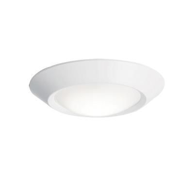 Lithonia 4 Inch Basics Series LED Surface Mount Fixture 2700K 90 CRI 120V 10W White (4RLS G2 07LM 27K 90CRI 120 FRPC WH M6)