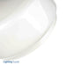 SATCO/NUVO 8 Inch White Drum Glass Shade 8-11/16 Inch Diameter 7-7/8 Inch Fitter 4 Inch Height Sprayed Inside White (50-335)