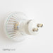 Standard 50W MR16 Halogen 120V Twist And Lock (GU10) Base Covered Glass Flood Bulb EXN (JDR-9825P)