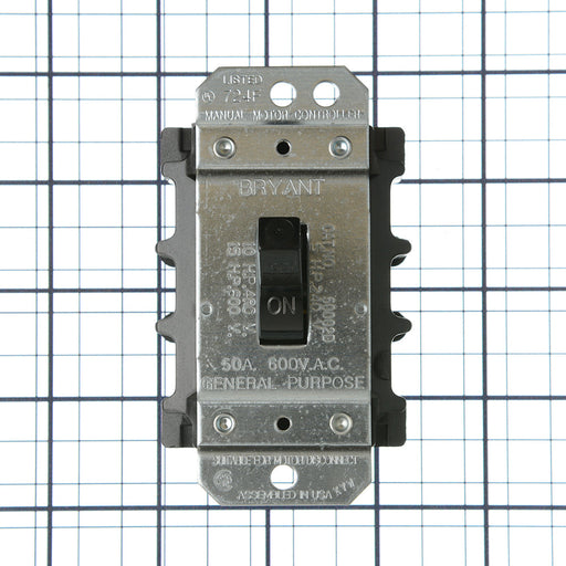 Bryant 50A 600V 2P Disconnect Switch (50002D)