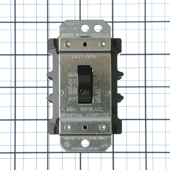 Bryant 50A 600V 2P Disconnect Switch (50002D)