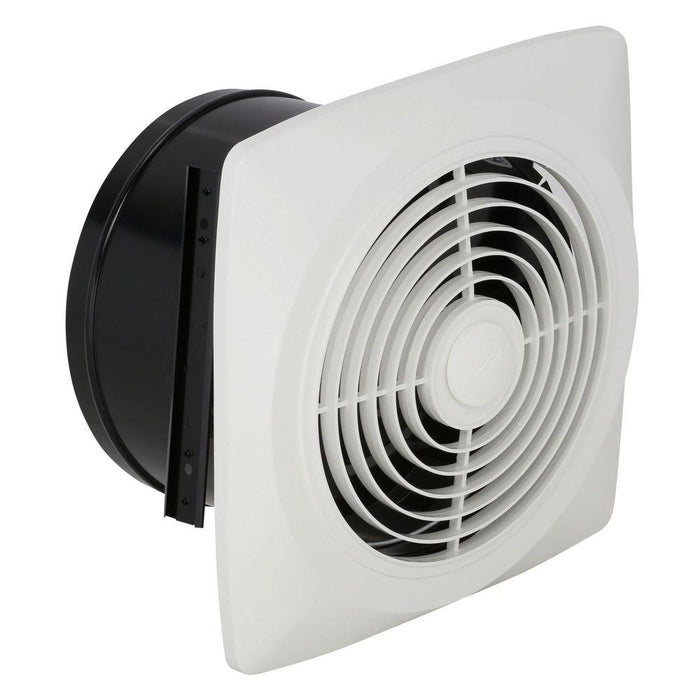 Broan-NuTone 8 Inch Side Discharge Fan White Square Plastic Grill 160 CFM (503)