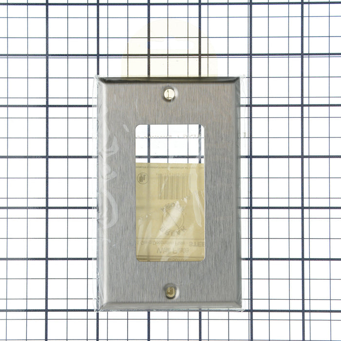 Sunlite E301/S 1-Gang Decorative Switch And Receptacle Plate Steel (50703-SU)