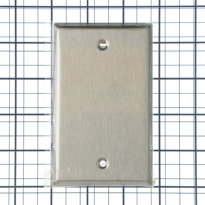 Sunlite E401/S 1-Gang Blank Switch And Receptacle Plate Steel (50768-SU)