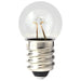 Standard .18 Amp 1.375 Inch G6 Incandescent 24V Candelabra E12 Base Clear Miniature Bulb (#509-K)