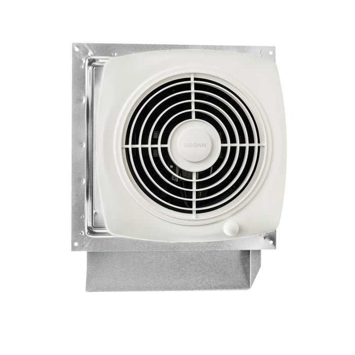 Broan-NuTone 8 Inch Through Wall Fan White Plastic Grille 180 CFM (509S)