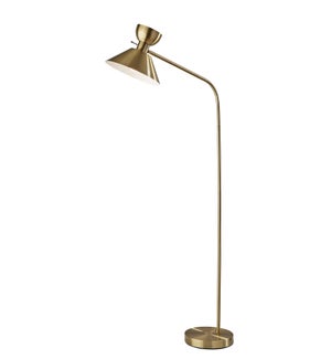Adesso Duke Floor Lamp Antique Brass (5141-21)