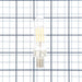 Westinghouse 4.5T6/Filamentled/Dim/Cl/Cb/27 4.5W T6 Filament LED Dimmable Clear 2700K Candelabra E12 Base 120V (5168100)