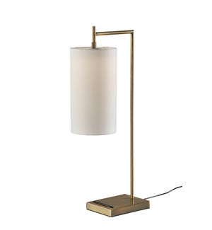 Adesso Matilda LED Table Lamp With Smart Switch Antique Brass (5197-21)
