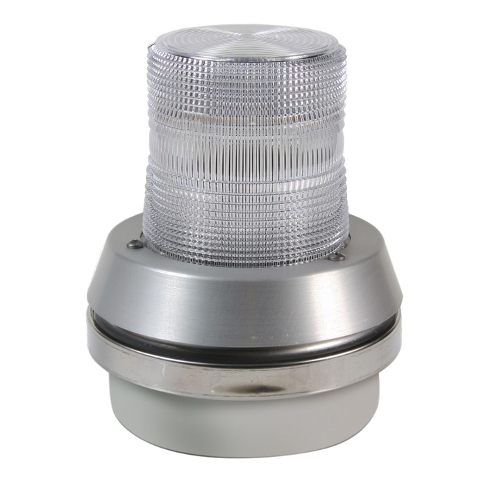 Edwards Signaling Light Duty Indoor/Outdoor Strobe Designed For PLC Direct Conduit Or Box Mounted Clear Lens 120VAC (95C-N5)