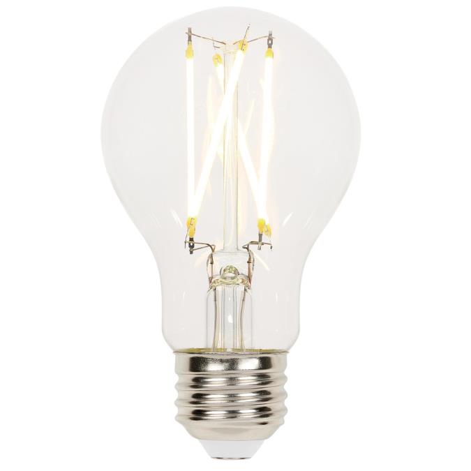 Westinghouse 9W A19 Filament LED Dimmable Clear 2700K E26 Medium Base 120V (5224000)