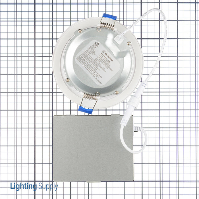 Westinghouse 10W Stepped Baffle Slim Recessed LED Downlight Color Temperature Selection 4 Inch Dimmable 2700K 3000K 3500K/4000K/5000K 120V (5226000)