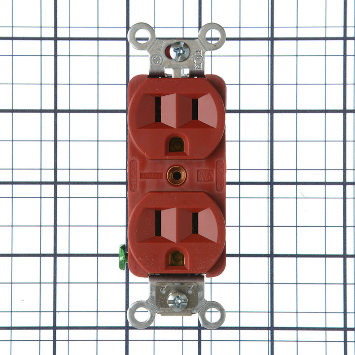 Bryant Heavy-Duty 15A/125V Duplex Red (5262BRED)