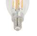 Westinghouse 4.5CA11/FilamentLED/DIM/CL/CB/30 4.5W LED CA11 Dimmable Filament Bulb Candelabra E12 Base 500Lm 3000K 80 CRI 120V Dimmable (5266100)