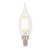 Westinghouse 4.5CA11/FilamentLED/DIM/CL/CB/30 4.5W LED CA11 Dimmable Filament Bulb Candelabra E12 Base 500Lm 3000K 80 CRI 120V Dimmable (5266100)