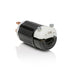 Leviton Black And White Lever Edge 15A 125V Straight Blade Plug 2-Pole 3-Wire NEMA 5-15P Grounding Industrial Grade (5266E)