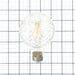 Westinghouse 5.5G25/Filamentled/Dim/Cl/Cg/30 5.5W G25 Cut Glass Filament LED Dimmable Clear 3000K Medium E26 Base 120V (5268000)