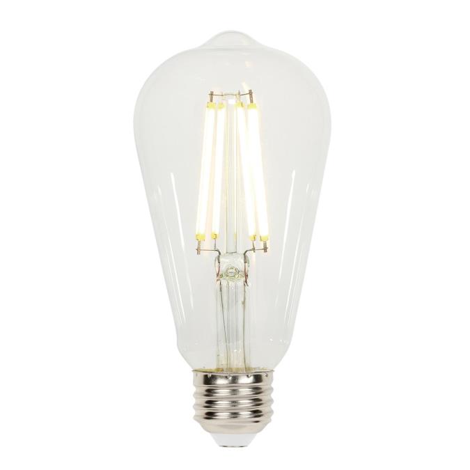 Westinghouse 10ST20/FilamentLED/DIM/CL/30 10W ST20 Filament LED Dimmable Clear 3000K 1100Lm E26 Medium Base 120V (5287000)