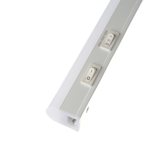 Sunlite LED 46 Inch Linkable Fixture 16W 1600Lm 30K/40K/50K 120V 80 CRI Under-Cabinet Mount White (53110-SU)